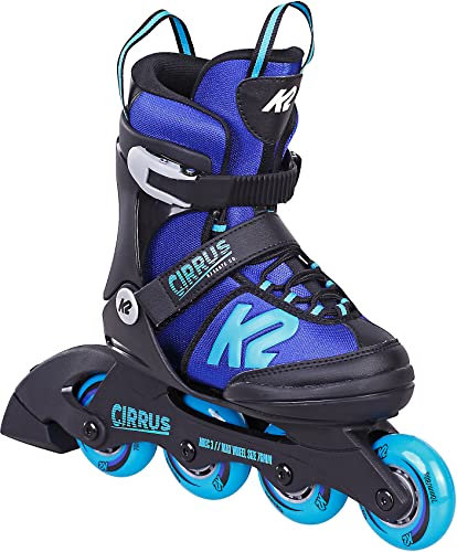 K2 Skates Inline Skates Cirrus B Jungen Inline Skates — Black - Blue — 30G0839