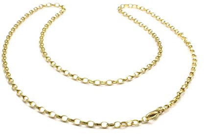 loveyourdiamonds feine Silberkette aus 925 Sterling Silber, Erbskette 60 cm