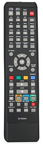 New SE-R0344 Remote Control Replacement - SER0344 Replace Remote Control fit for TOSHIBA DVD RECORDER SE-R0344 RDXV59 RDXV59DT RDXV60 RDXV60KB RDXV50 SE-R0345 Remote Controller