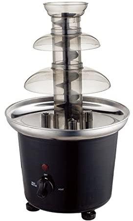 Fondue de Chocolate casera, Mini fuente de Chocolate para el hogar, máquina de cascada para derretir Chocolate, herramientas de cocina,M-Black