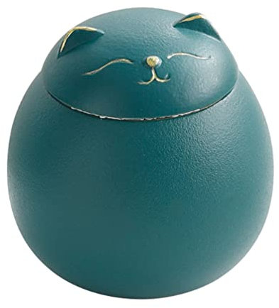 PAREKS Pot à thé en céramique motif chat porte-bonheur Feng Shui Maneki Neko - Boîte hermétique pour conserver les aliments - Bol à sucre pour la cuisine - Condiments B