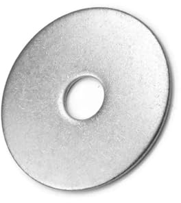 Karosseriescheiben Edelstahl A2 - Kotflügelscheiben - Beilagscheiben - Unterlegscheiben (Große:M6 [6,4 IØ x 20 AØ x 1,25] Menge:10)