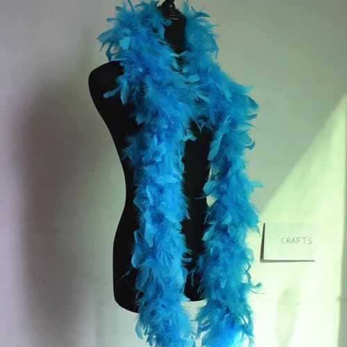 KEMTAT 50 g, 2 m/Streifen, dick, Federboa, Federn, Hochzeit, Party, Verkleidung
