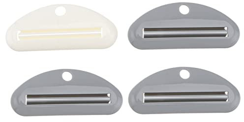Healeved 12pcs Toothpaste Tube Squeezer Kit Rolling Extruder for Home Safe Material Money Saving Random Color