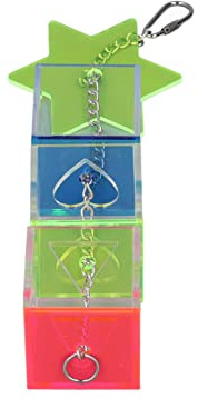 Jouet de Recherche de Nourriture pour Perroquets – Boîte de Puzzle Interactive pour Perroquets et Oiseaux – Jouet de Stimulation Mentale et d'enrichissement Engageant pour Vos