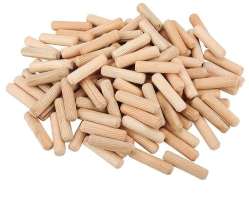 HOLZDÜBELSTIFTE 100-TEILIGES SET KREUZMASSUNG DIY HOLZSTIFTE M10 X 40 MM
