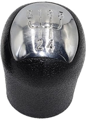 Ropaix Pour Thalia 1 I MK1 1999-2002 Poignée Transmission Manuelle Pommeau Levier Vitesse Voiture Levier Changement Boîte Vitesses Manette Vitesse Pommeau de levier de vitesses(Chrome)