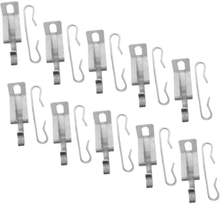 Toyvian 20pièces Kit Clips Aluminium Pour Câbles Chauffage Toiture Gouttières Avec Entretoises Pour Fixation Câble Chauffant Extérieur Léger Et Résistant Installation Facile Sur Toits Incl