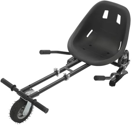Hoverboard med justerbar hoverboard sits för 6,5–10 tum, kartsits för elskoter, kompatibel sits för självbalanserande skotrar för vuxna och barn, upp till 100 kg (röd)