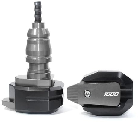 Sturzschutz CNC-gefräster Motorrad-Sturzschutz Für Kawasaki Z1000 Z 1000 2010–2018, Sturzpads, Verkleidungsschutz, Crashpad-Schutz Frame Sliders(Titan)