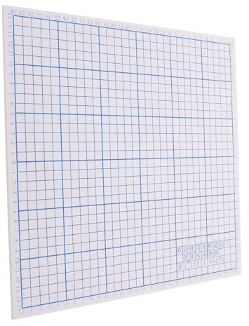 NUOBESTY Tapete para Cortar Tela de Alta Dureza 30 CM Rejilla de Medición Alfombrilla de Repuesto para Máquina Cortadora Accesorio Resistente de PVC para Costura y Confección