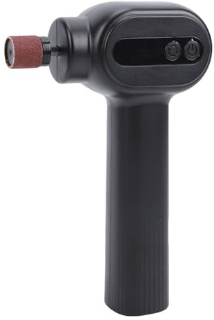 ZASCHMOY Removedor de Callos Eléctrico, Lima de Pies Recargable con 6 Velocidades Ajustables y Rotación de 2 Vías, para Eliminación de Piel Muerta de Talones Agrietados, con Carga USB C (BLACK)