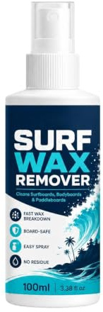 Décapant de de surf à action rapide multifonction portable | Spray décapant de cire pour planche de surf et snowboard pour mer, montagne, skate, garage, magasin de surf et allée