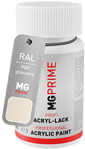 MG PRIME RAL 9001 Cremeweiss/Cream glänzend Lackstift 50 ml schnelltrocknend