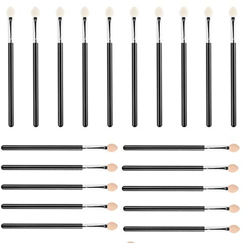 Kit Pinceaux Maquillage Professionnel, 20 Pcs - Accessoires et Outils de Maquillage pour le Visage, Blush, Concealers, Ombres à Paupières