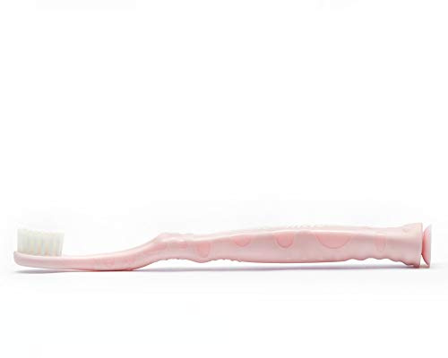 NANO-B | Cepillo de Dientes Infantil | Elimina hasta el 99% de las Bacterias Dañinas | PLATA - Rosa
