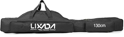 Angelzubehör-Tasche,KOCAN 100 cm/130 cm/150 cm Angeltasche,tragbar,zusammenklappbar,für Angelruten,Rollen,Angelruten-Ausrüstung,Tackle-Werkzeug,Tragetasche,Träger,Reisetasche,Aufbewahrungstasche,Organ