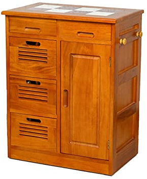 GLigeT Küchenschrank Massives Vintage-Sideboard aus Holz in Gelb for Restaurant, Schrank, Tee, Wein, einfacher moderner Schrank, Spind, Geschirr, Aufbewahrungsorganisation Sideboard