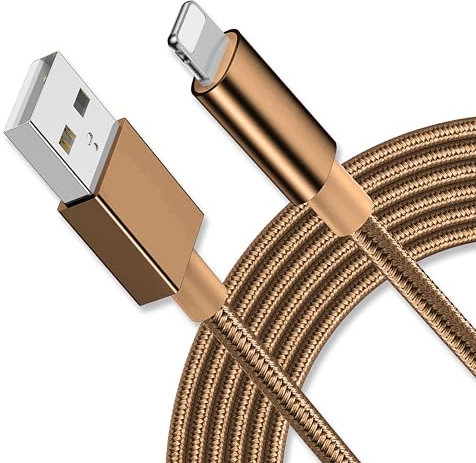 Xen-Tech USB Charger Cable - 3 Metres Fast Charging Compatible with iPhone 14, 13, 12, 11, XS, XR, X Pro Max, Mini, 8, 7, 6S, 6 Plus, 5S, SE