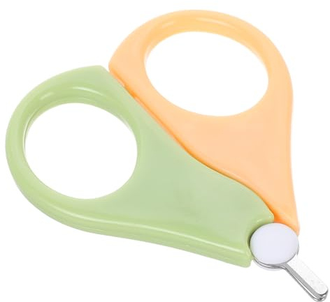 Toyvian forbici per bambini lima per unghie per bambini tagliaunghie per bambini temperamatite per bambini tagliaunghie a punta tonda unghia del bambino acciaio inossidabile