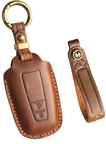 Ysbxitu für Toyota Autoschlüssel Hülle -Leder-Schlüsselbox keyless go schutz Passt für Toyota Prius Camry Prius Auris Aygo RAV4 Yaris Vios Corolla kratzfestes-Schlüsselgehäuse