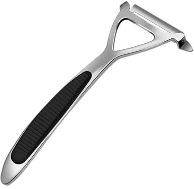 HYNIVO 2-in-1 Stainless Steel Potato & Vegetable Peeler with Bottle Opener | Dual Ultra-Sharp Carbon Steel Blades | Multi-Functional Fruit & Veg Peeler | Ergonomic ABS Handle