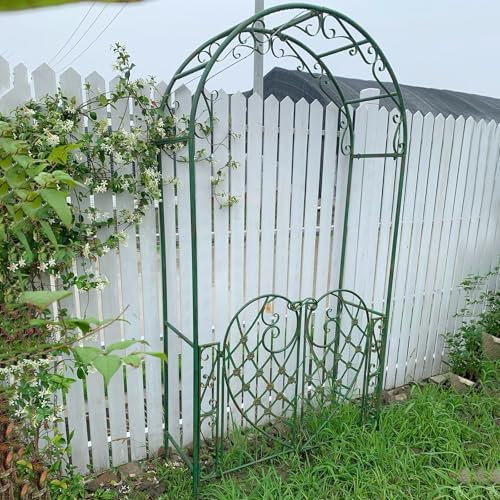 Arche De Jardin avec Portail, Arche Tonnelle, Arche De Jardin Extérieure pour Mariage, Fête De Mariage, Décorations Élégantes, Plantes Grimpantes De Jardin, Vignes
