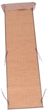 DONFAMDS Cuscino per Sedia da Esterno in Bambù 43x155 Cm, Coffee