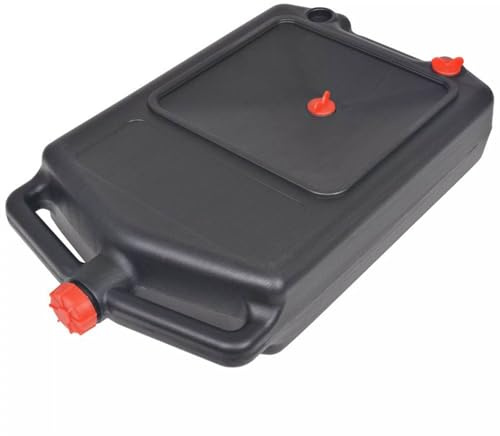 12L Vaschetta di Raccolta Olio per Auto, Resistente Alle Alte Temperature E Alla Corrosione, Mantiene i Pavimenti Puliti, 58×33×13 Cm