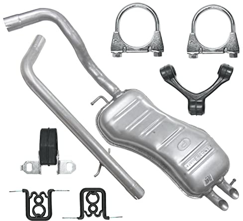 POLMOstrow Auspuff für Audi A3 8L 1996-2003 | Abgasrohr und Endtopf, Motoren: 1.9 TDI, Fließheck