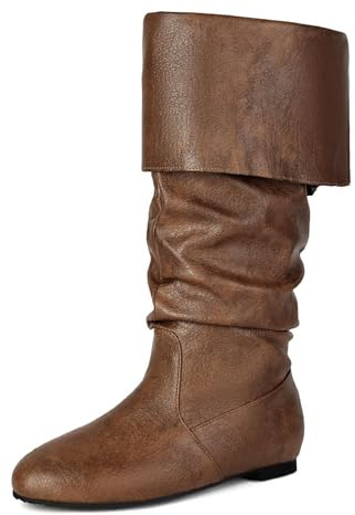 Botas medievales para mujer, botas de vaquero descalzas, botas de media bota, botines resistentes, zapatos de escalada, planos, antideslizantes, para nieve, impermeables