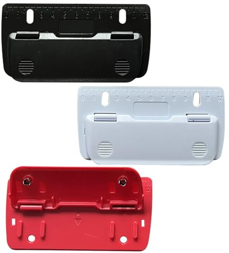 Pyralidsg 3 Pièces Mini Perforatrice 2 Trou, Mini Perforatrices de Poche pour Classeur, Portable Perforateur de Poches, Perforateur pour L'École, le Bureau, la Maison