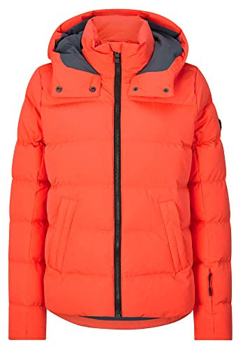 Ziener Damen TUSJA Ski-Jacke Freizeit, Sport | warm, wasserdicht, Micro Down, hot red, 46