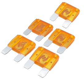 5x40 AMP Maxi Klingensicherung Sicherungen Orange 40A Auto Van Fahrrad Großsicherung