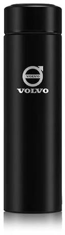 LFWCZS Auto Bottiglia Termica per Volvo XC60,Acciaio Inox Borracce Senza PerditeBorraccia Palestra Senza BPA per Viaggi, Sport, Yoga, Adulto, Scuola Contenitori per Bevande Isolati