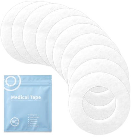 sinocare CGM Sensor Covers, Waterproof, Continuous Glucose Monitor Protection, a Pack of 10 Pieces