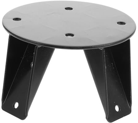 IMIKEYA Sturdy Hardware Chassis for Office Chair Black Base Bracket for Handrail Mounting Column Anchor