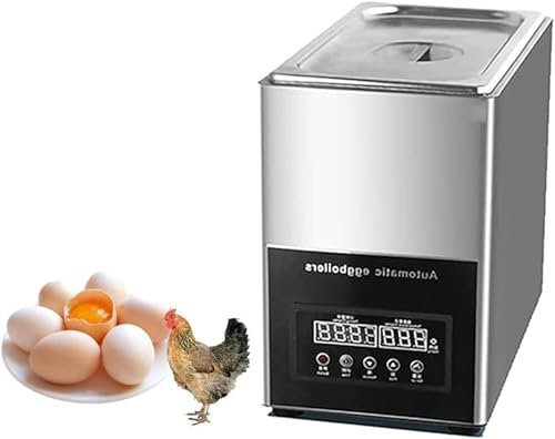 800W Electric Egg Cooker, Hot Spring Egg Cooker, 50Pcs Large Capacity Egg Boiler with Timer, Commercial Automatic Half-Boiled Egg Soft-Boiled Egg Machine~/