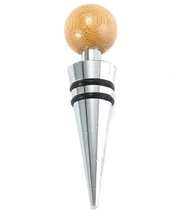 Tappi per Vino in Acciaio Inox Riutilizzabili, Forma Conica, Adatti per Vino, Champagne, Prosecco, Vino Frizzante, Birra (60934)