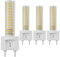 G12 LED 15W, Ampoule Maïs Bi-Boche (Équivalent 120W Halogène/à Incandescence), 1500 Lumen, Éclairage de Plafond, Projecteur pour Maison, Rue, Garage, Paysage, Entrepôt, Pack de 4 (Blanc Froid 6000K)