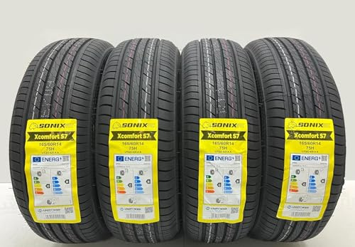 4 X 165 60 14 SONIXXCOMFORT 165/60R14 75H C & B RATED M+S (MUD & SNOW) TYRES 1656014