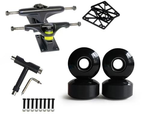 Skateboard Achsen und Rollen Set 52 mm Skateboard Rollen 95A 99A Skateboard Werkzeugsatz hochpräzise Skateboard Teile für 7,75 8,25 Zoll Decks