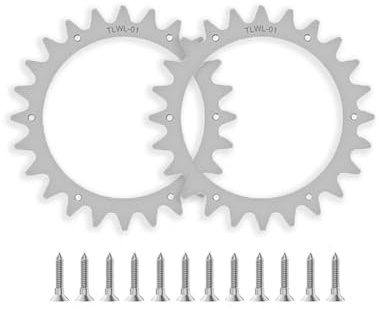 LAVAS Traktion des Mähroboters, verbesserte Hilfsräder, Roboterspikes for Worx Landroid L, Traktionsradzubehör for Rasenroboter