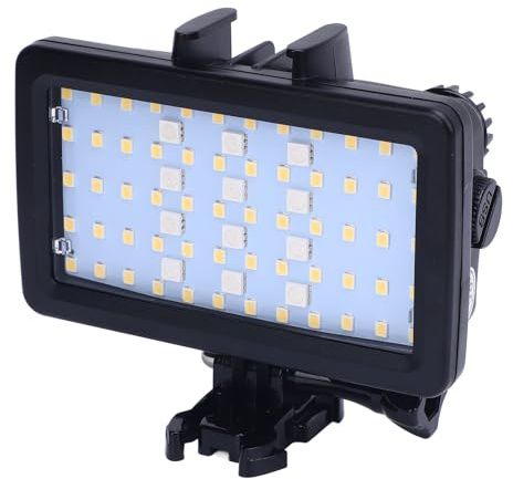 Qcwwy Lumière sous-Marine Lumière RVB 5000 à 6000 000 Vidéo D'éclairage, sous-Marines Professionnelles pour Vidéo de Photographie, 130 Pieds de Profondeur