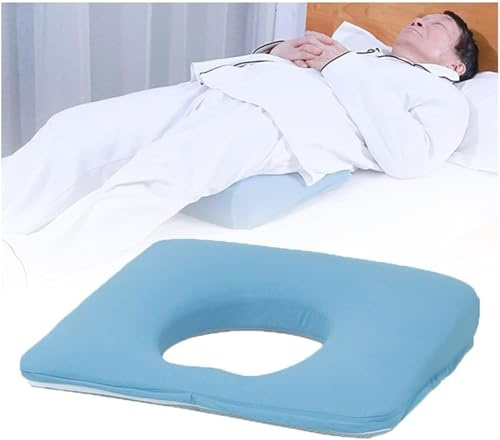 JuanNest Anti-Dekubitus-Kissen Für Bett,Dekubitus Kissen Gesäß,Dekompressionskissen,Steißbein Kissen,Dekubitus Po Antidekubituskissen Für Bettlägerigkeit Langes Sitzen Rollstuhl,Verletzte,Nach Op