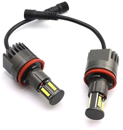 Angel Eye 2 uds 160W 6000K Angel Eyes Marker bombillas de luz for BMW E81 E82 E87 E88 E90 E92 M3 E93 E60 E70 X5 E71 X6 X6M E89 Z4 2007-UP(2 pieces)