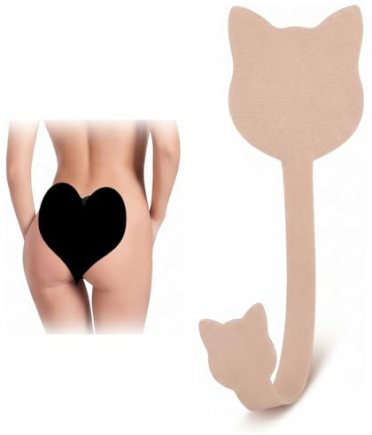 mini kitty Invisible Thong for Women Seamless Adhesive Strapless C-String Underwear Breathable No Panty Line Lingerie for Swimwear Evening Dresses and Special Occasions