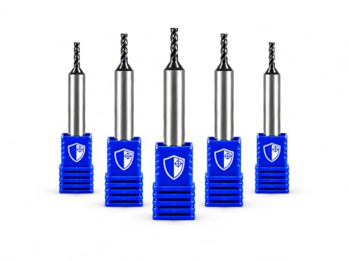 3mm HSS-E - 4 Flute End Mill Milling Cutter for CNC & Metal Cutting – Precision Slot Drill for Engineering & Machining | Armour Tooling® CoMax Cobalt - Super Hard Coating HRC50-5 Pack