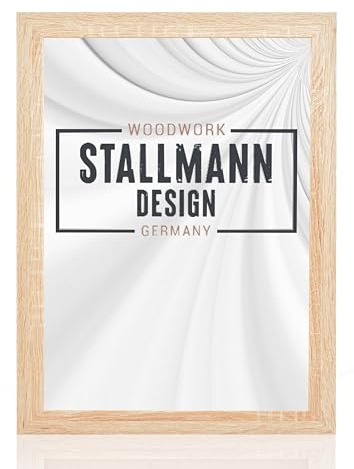 Stallmann Design 'New Modern' Bilderrahmen 70 x 70 cm | Farbe: Sonoma Eiche | eleganter Frame für Ihre Fotos und Motive
