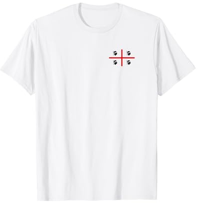 Sardinien Flagge Fahne Klein Sardegna Sardinia Italien T-Shirt